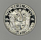 1972 Republica De Panama Un  one  Balboa 90  Silver Proof Coin