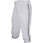 Baseball Express Youth Triple Play Piped Knicker Pant White   Black Xl