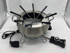 Cuisinart Stainless Steel Electric Fondue Pot Cfo-3ss Set