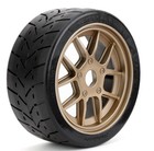 Powerhobby 1 8 Gripper Front Rear 42 54 100 Belted Tires Gold V2 Arrma Felony