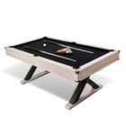 Pool Table 7 Ft Billiard Table Accessories Heavy-duty Solid Wood Game Table