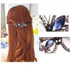2pcs Hair Clip Fashion Hair Barrettes For Women Girl Rhinestones Flowers Hairpin