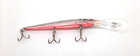 Rebel Spoonbill Minnow Silver Rose Belly 5-1 2  Fishing Lure 3-hooks Vintage