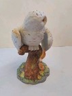 Porcelain Snowy Owl Figurine