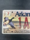 Arkansas Ducks Unlimited License Plate Wildlife Hunting Tag 1a0wy