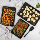 Nonstick Sheet Pan 3-piece Set - Black