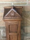 Vintage Oak Wood Newel Post Staircase Spindle Baluster Architectural Salvage