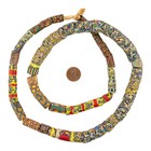 Antique Venetian Millefiori African Trade Beads  20683 10mm Ghana Multicolor