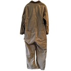 Carhartt Vtg 90s Men 48 Distressed Quilt Lined Coveralls Workwear Duck Brown Usa