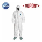 3- Tyvek Disposable Protective Coveralls Cleaning Painting Spray Suits Hood Boot