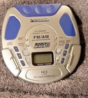 Panasonic Sl-sw869v Shock Wave Portable Cd Player Am fm Radio Guc Tested Vtg Y2k