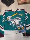 Teemu Selanne Signed Anaheim Ducks Power Play  Mitchell   Ness Jersey W coa