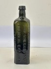 60257old Vintage Antique Glass Poison Bottle Chemist Medicine Cure Day Son Vet