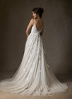 Azazie Sorella Wedding Dress  Size 12 Bright White Nwt