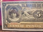 Mexico Banco De Sonora Hermosillo  190x   5 Pesos Girl  lady  Currency Banknote