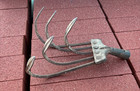 Vintage 5 Tine Norcross 55 Garden Cultivator Weeder Hand Tool Cast Iron Steel