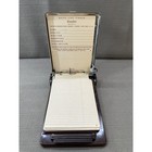 Vintage Bates Listfinder Model Cavalier - Burgundy Desktop Address phone List