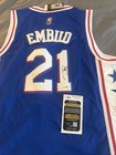 Joel Embiid Signed Autograph Philadelphia 76ers Jersey Rare Jsa Coa Nba Mvp