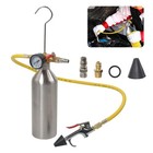 Ac Flush Kit Automotive Air Conditioner System Clean Canister Flushing Gun Tool 