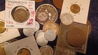 Mixed China Lot Many Coins  Fun To Sort  Copper Silver Nickel Brass Aluminum