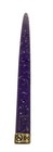 Vintage Mid Century Modern Lucite Acrylic Lilac Purple Flake Taper Candle 9   