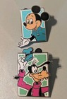 Disney Parks Mickey   Pals Mystery Box 2 Pin Set Mickey   Goofy