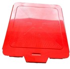 Mcm Vintage Mirro 8x8x2-5 8 Aluminum Baking Pan Red Atomic Slide Lid Unused Nos