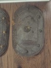 3  Antique Odd Fellows I o o f  Tin Ceremonial Regalia Shields 13  X 19-1 2 