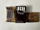 Vintage Powdered Rit Dye -  5 1 2 Boxes -dark Brown  Chestnut Brown  Cocoa Brown