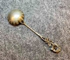 Silver Spoon  Rose Sterling Silver 11 G  Antique Spoon  800