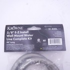 Krowne 21-445l 30  Faucet Flexible Water Line Kit W mounting Hardware