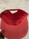 Vintage Budweiser Bud Light Red Snapback Hat Made In Usa One Size Beer Logo Cap