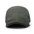 Washed Cotton Gatsby Cap Mens Ivy Hat Golf Driving Summer Flat Cabbie Newsboy