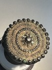 Early Byzantine Crusader Era Greek Shield Crown Man Bronze Ring 13-15thcentury