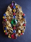 Art Deco Vintage Czech Glass Pendant