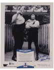 Super Machine Signed Wwe Photo Giant Machine Andre The Giant Beckett Coa