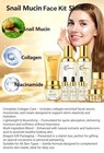 Beautyturess Golden Lady Snail Mucin Set Cleanser Toner Serum Eye Cream