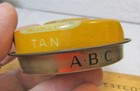 Vintage 1940s Griffin Abc Tan Wax Shoe Polish New Old Stock Tin  Unopened