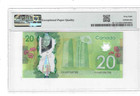 Canada  20 2012 Bc-71a-i Pmg Superb Gem Unc 68 Epq Prefix Fsv