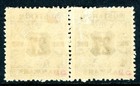 Denmark 1918 Definitive 27o 1o Olive Perf 14x14   Scott  145 Pair Mint K615