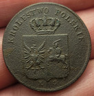 Poland 3 Grosze 1831 Kg Coin   Revolutionary Coinage  november Uprising  1831