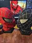 Handmade 1 1 Spiderman Tobey Maguire Hood Mask 3d Headwear Adult Wearable Mask    