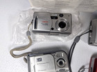 Lot Of 6 Digital   Film Cameras Parts repair   Untested - Olympus  Hp