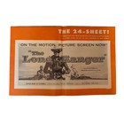 1956 The Lone Ranger Movie Pressbook Campaign Booklet 24pg Theater Rare