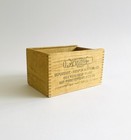 Antique 1920   s Chalk Box American Crayon Co  Hygieia Dovetail Wood No Lid Nice