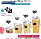 Airtight Food Storage Containers With Lids  Vtopmart 24 Pcs Plastic Kitchen And