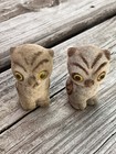Vtg Owl Figurines Art Sculptures Statues Ornament Collection Lot Of 5 Miniatures