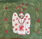 Vera Neumann Vintage Christmas Holiday Towel Angels Midcentury Modern