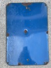 Vintage Porcelain Handicapped Sign Reserved For Handicapped 18 x12 