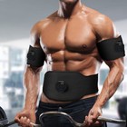 2in1 Abdominal Toning Belt Abs Training Electric Muscle Stimulation Rechargeable